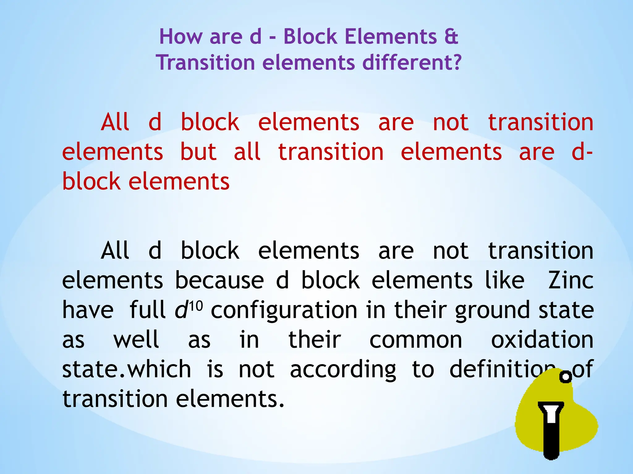 INORANIC CHEMISTRY D BLOCL ELEMENTS pptx