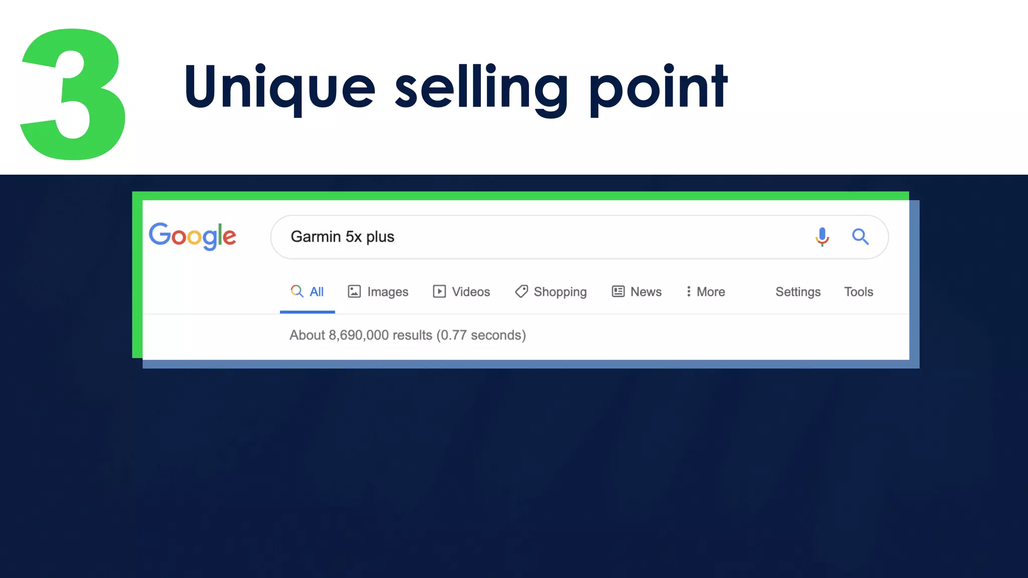 3 Unique selling point
 