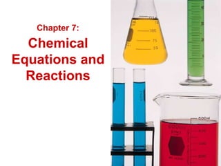 Chapter 7:
Chemical
Equations and
Reactions
 