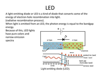 Led Recombination Inorganic materials Part 2/2 | PDF