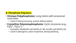Polyphosphate Chain INORGANIC POLYMERS for bs industrial chemistry .pptx