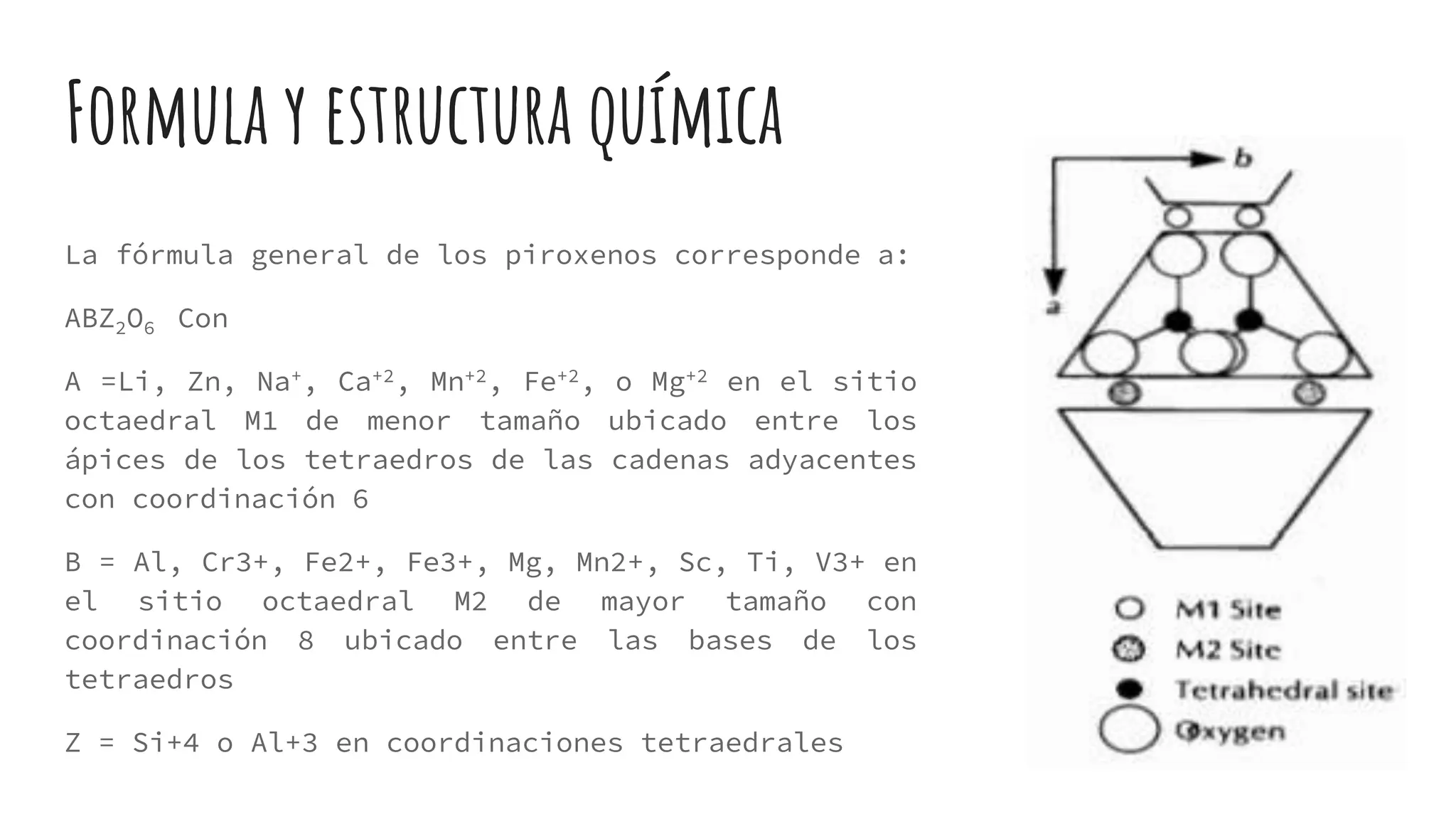 Inosilicatos grupo de los silicatos en geología | PPTX