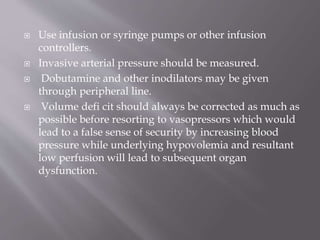 Inotropic Iv Inotropes | PPT