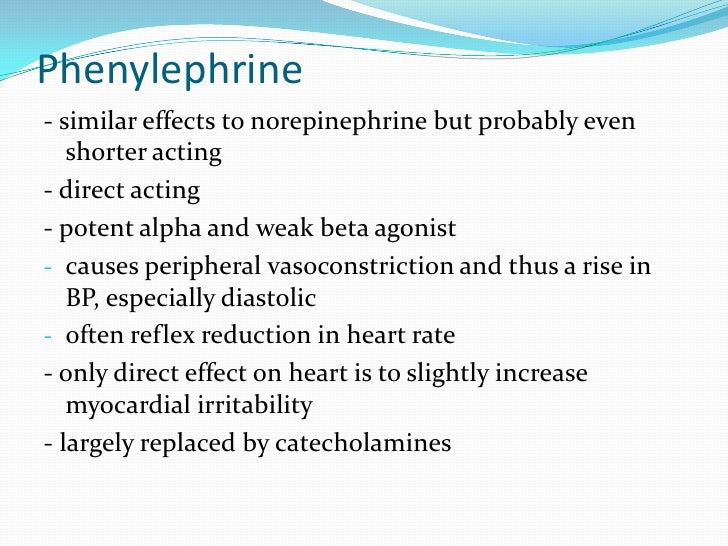 Inotropes & vasopressors