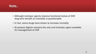 Inotropic agents and Diuretics | PPTX