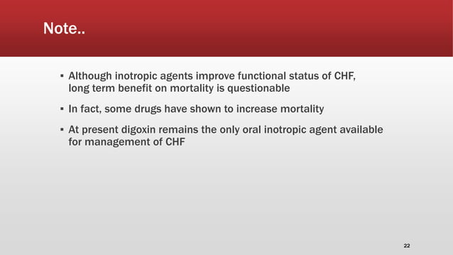 Inotropic agents and Diuretics | PPTX | Heart and Cardiovascular ...