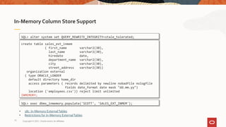 Hybrid Partitioned Tables in Oracle Database 19c | PPTX
