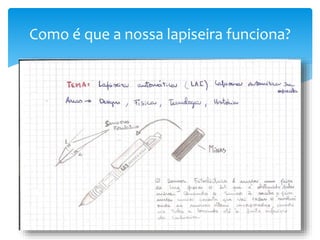 Como é que a nossa lapiseira funciona?
 