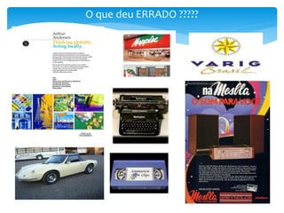 O que deu ERRADO ?????
 