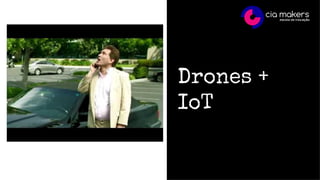 Drones +
IoT
 