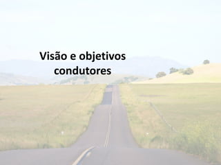 Visão e objetivos
   condutores
 