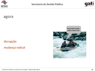 disrupção mudança radical agora 