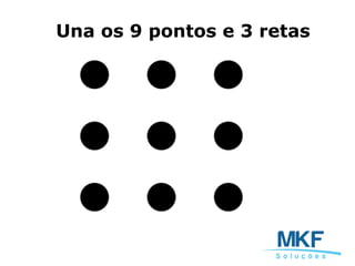 Una os 9 pontos e 3 retas
 