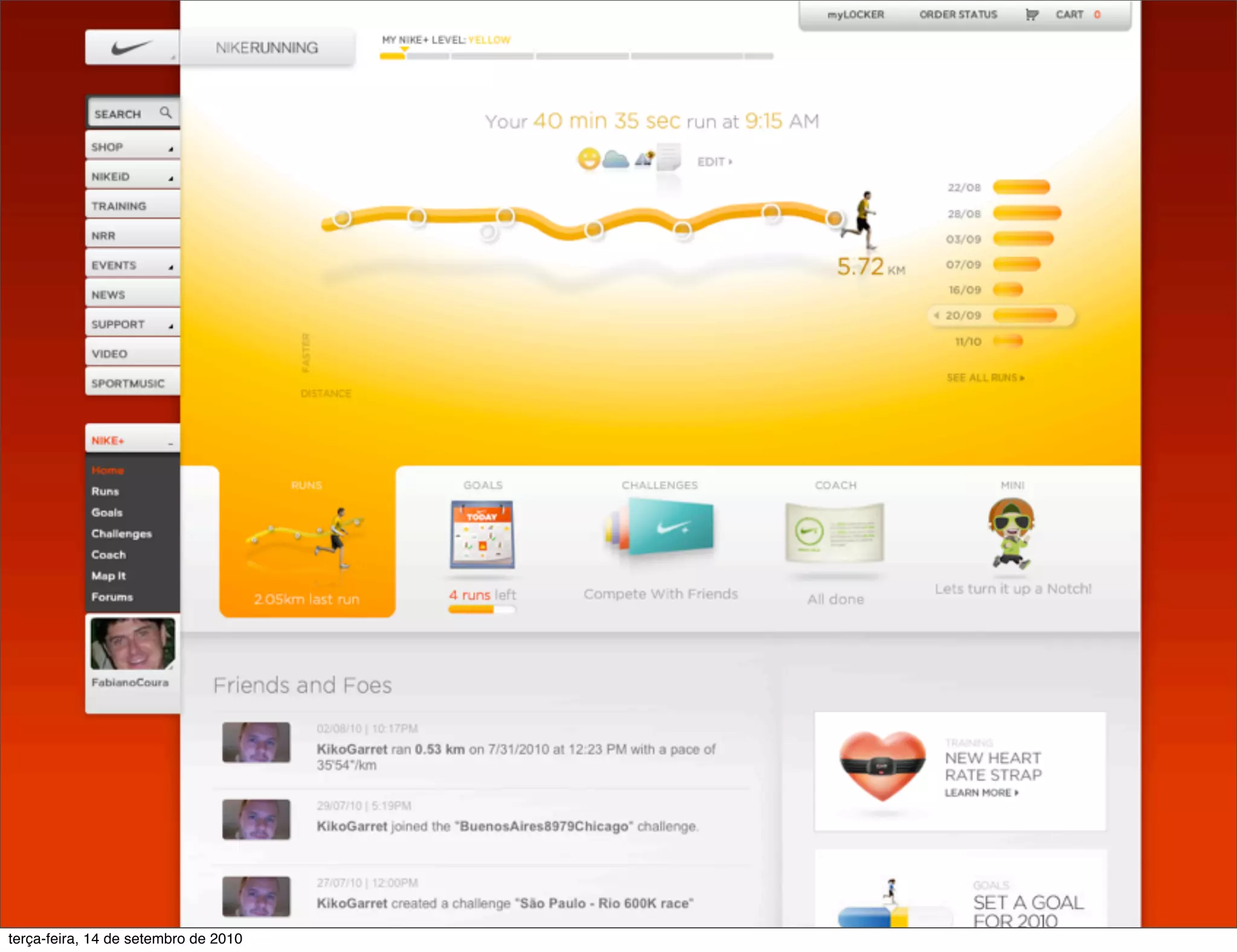 terça-feira, 14 de setembro de 2010
 