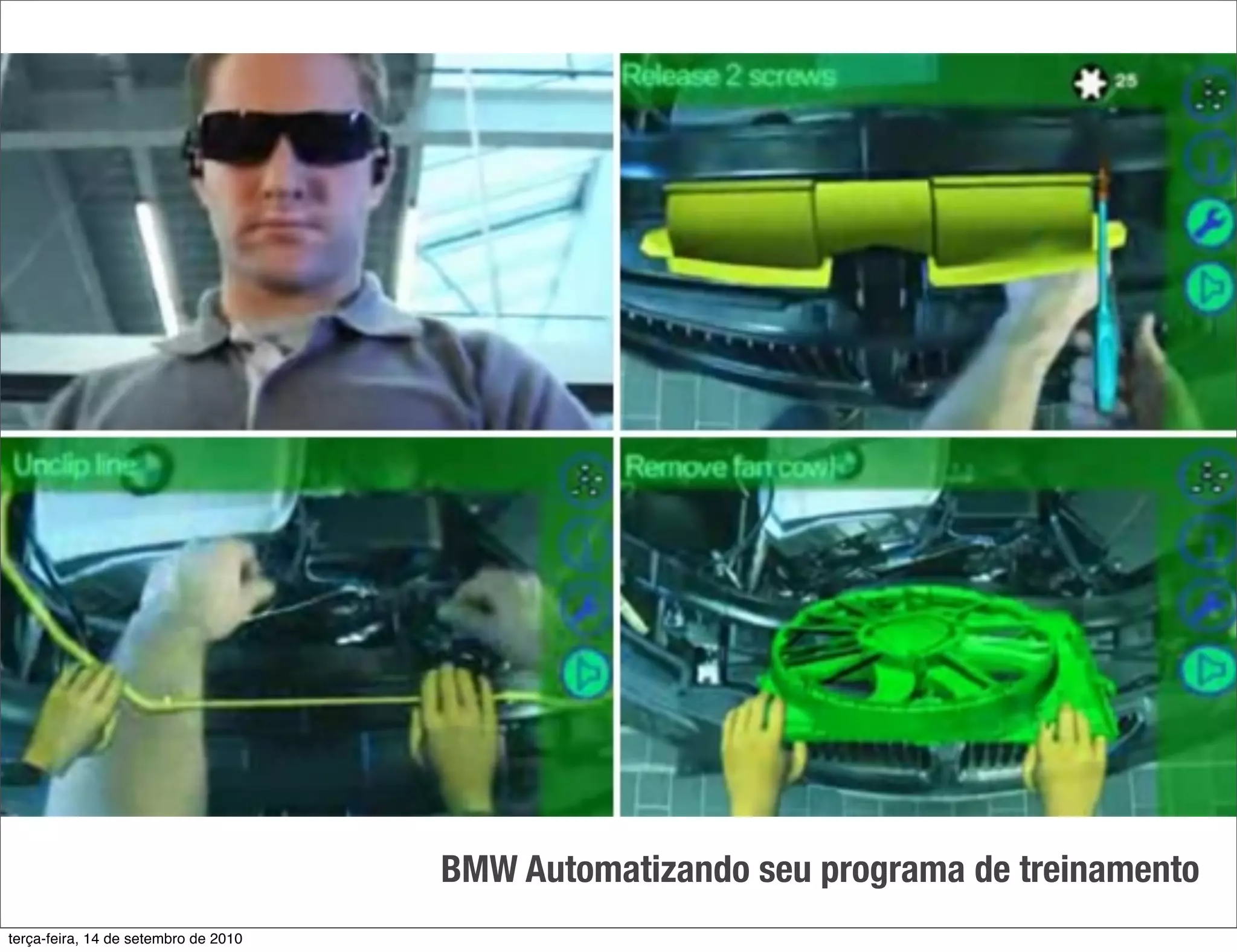 BMW Automatizando seu programa de treinamento
terça-feira, 14 de setembro de 2010
 