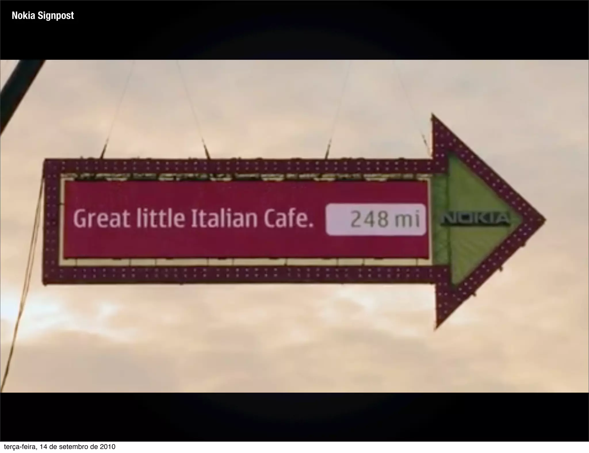 Nokia Signpost




terça-feira, 14 de setembro de 2010
 