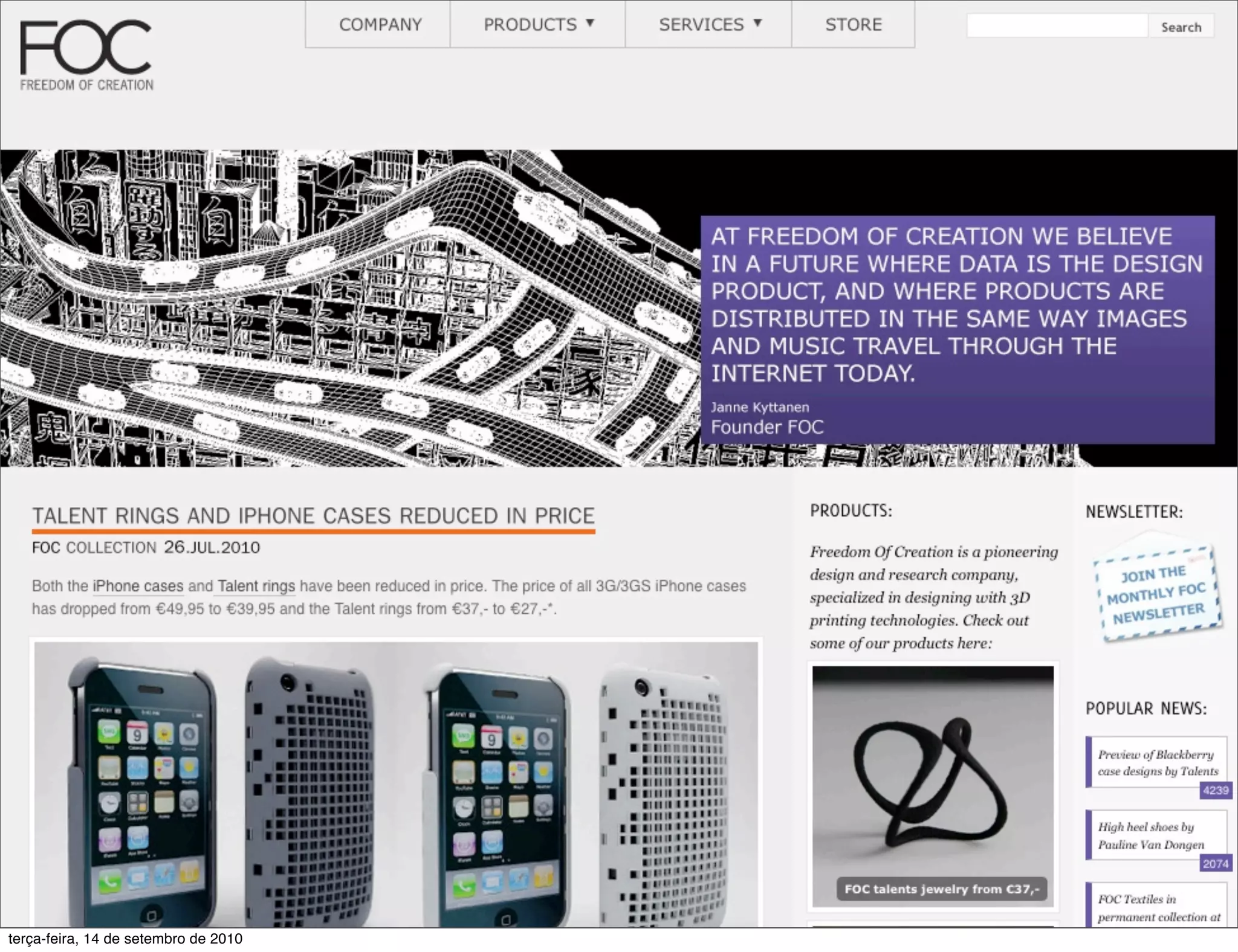 terça-feira, 14 de setembro de 2010
 