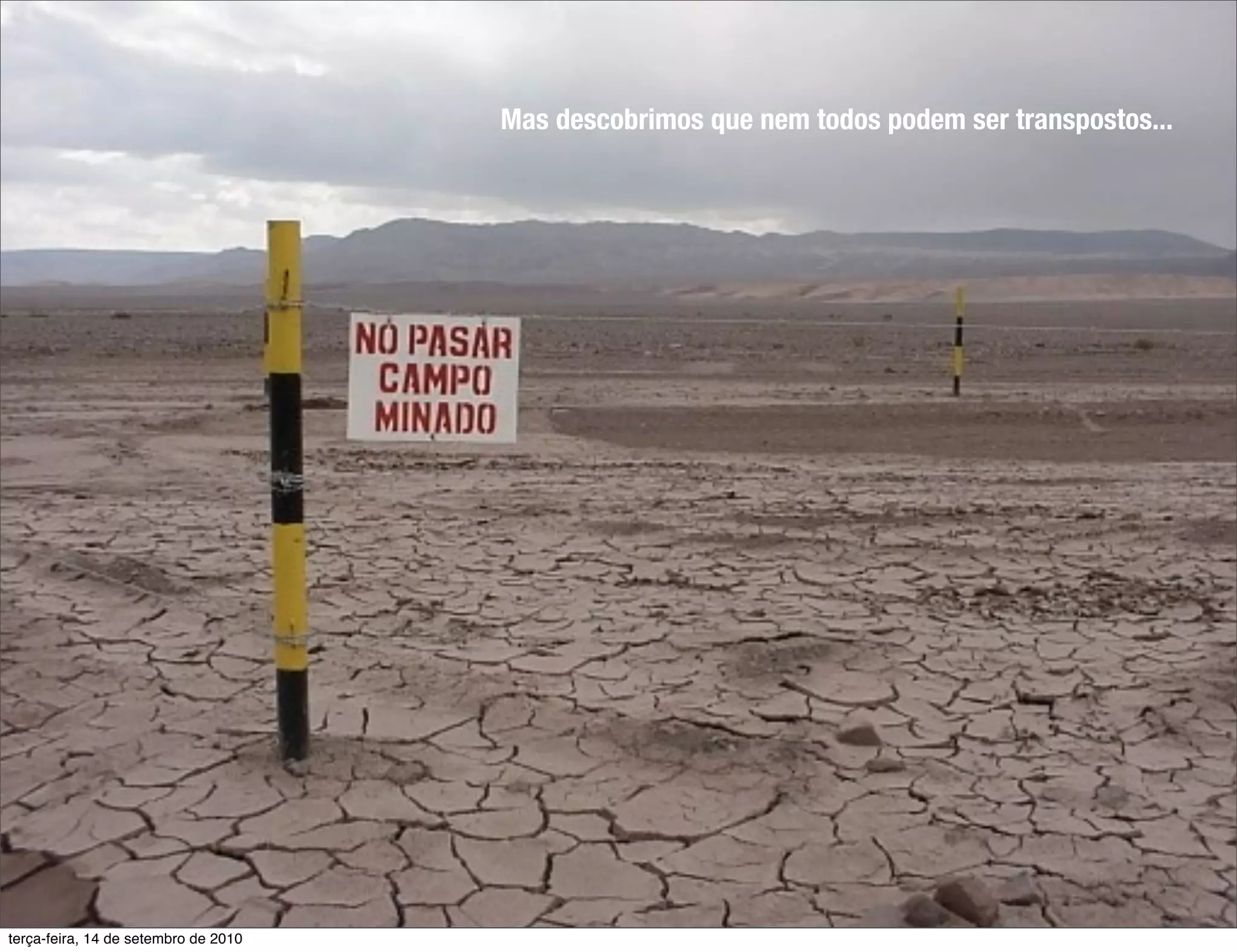 Mas descobrimos que nem todos podem ser transpostos...




terça-feira, 14 de setembro de 2010
 