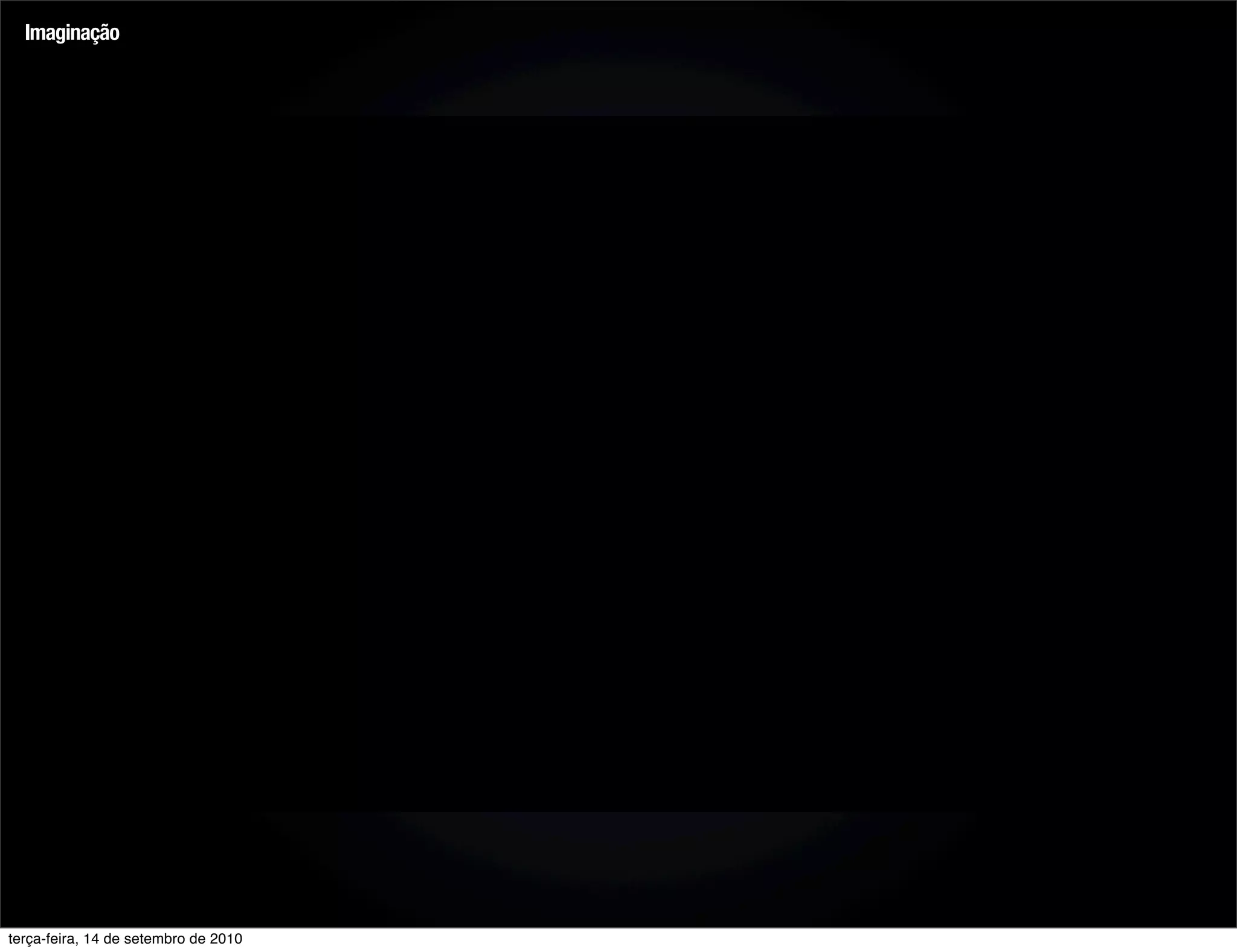 Imaginação




terça-feira, 14 de setembro de 2010
 