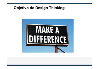 Objetivo do Design Thinking
 