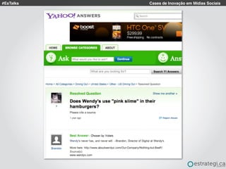 #EsTalks Cases de Inovação em Mídias Sociais
 