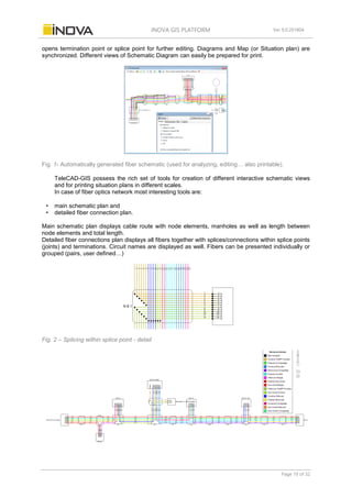 INOVA GIS Platform - TeleCAD-GIS & IGS (2018) | PDF
