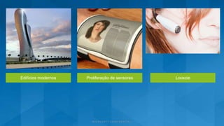 Edifícios modernos Proliferação de sensores Looxcie
 