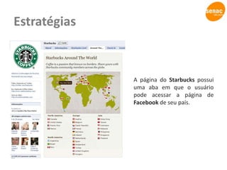 71% dos postspublicados na rede são ignorados(Sysomos, 2010).TwitterCaracterísticas:Mensagens curtas: 140 caracteresMobilidade: atualização pela web, celular, SMS...Antes: O que você está fazendo agora?Hoje: O que está acontecendo?