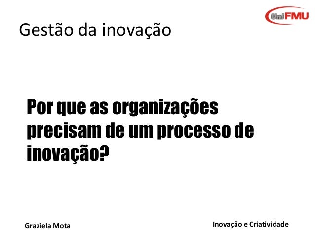 Apresentacoes gestao da inovacao
