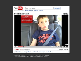 30 milhoes de views desde Janeiro/2009 