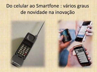 Do celular ao Smartfone : vários graus
de novidade na inovação

 