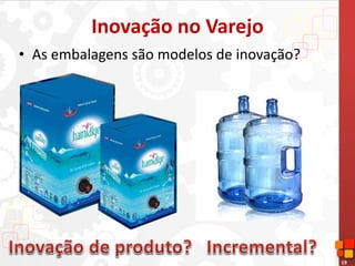 19
Inovação no Varejo
• As embalagens são modelos de inovação?
 