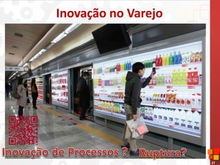 27
Inovação no Varejo
• LEMBREM-SE: Sim (verde), Não (vermelho)?
 