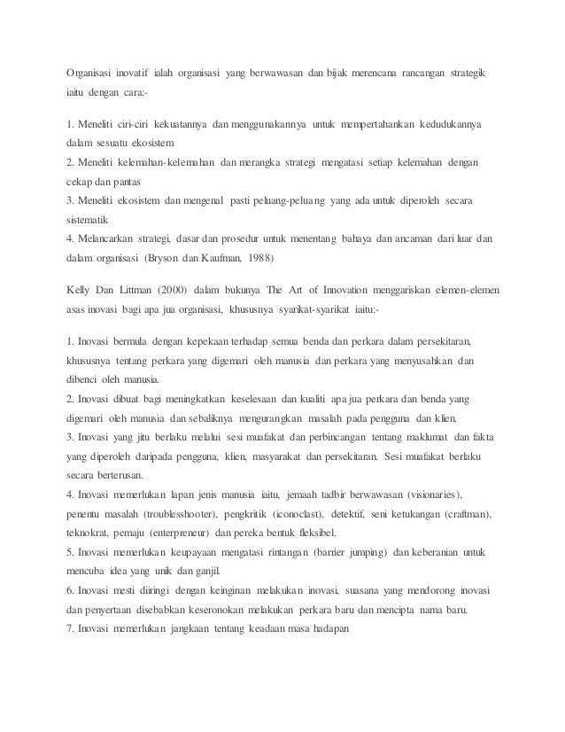 Inovasi Dan Kreativiti Dalam Pendidikan