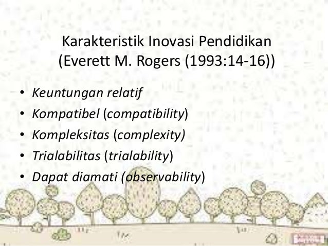 Inovasi Pendidikan Dan Karakteristiknya