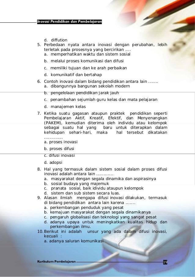 Inovasi pendidikan pembelajaran