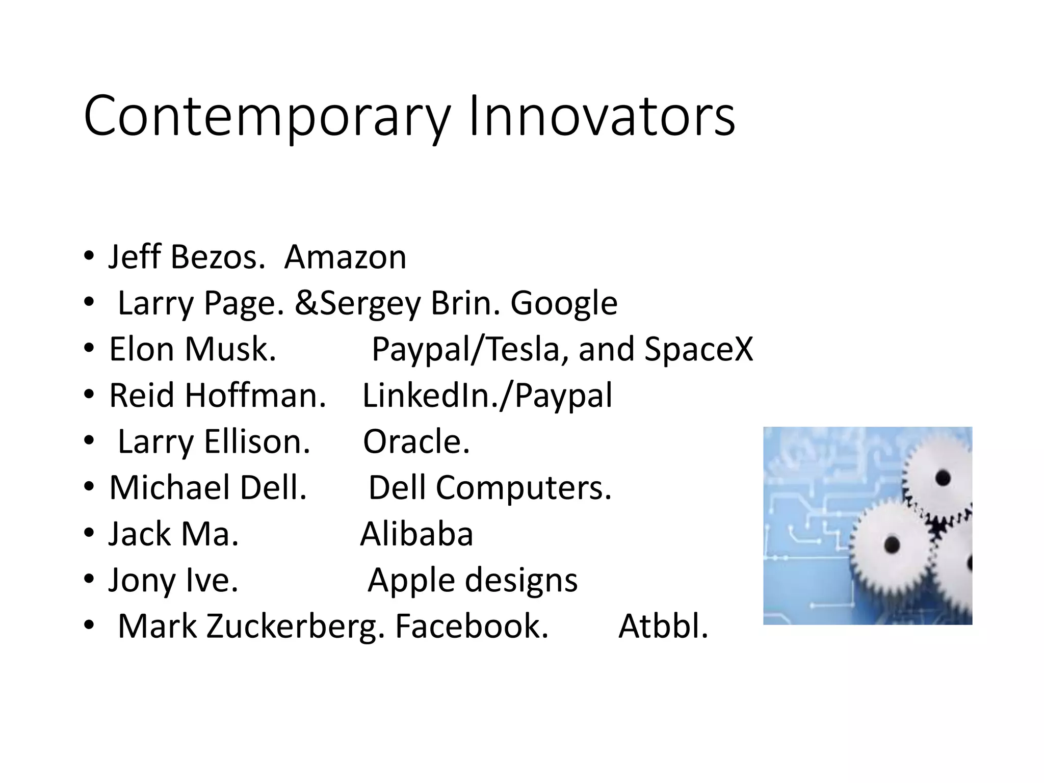 Innovation and Innovators | PPTX