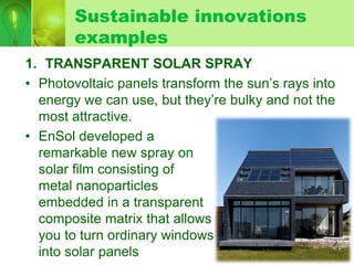 Environmental Innovations | PPTX