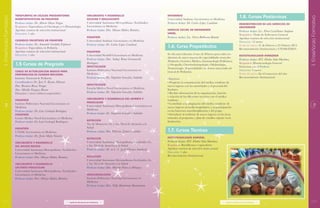 TRASPLANTES DE CÉLULAS PROGENITORAS                             CRECIMIENTO Y DESARROLLO                                INTERNADO
                                                                                                                                                                                                                1.8. Cursos Postécnicos
I. Enseñanza Formativa




                                                                                                                                                                                                                                                                   I. Enseñanza Formativa
                         HEMATOPOYÉTICAS EN PEDIATRÍA                                    ESCOLAR Y ADOLESCENTE                                   Universidad Anáhuac Licenciatura en Medicina
                         Profesor titular: Dr. Alberto Olaya Vargas                      Universidad Autónoma Metropolitana -Xochimilco          Profesor titular: Dr. Carlos López Candiani                    ADMINISTRACION DE LOS SERVICIOS DE
                         Requisitos: Especialista en Oncología y/o Hematología           Licenciatura en Medicina                                                                                               ENFERMERÍA
                         Aprobar examen de selección institucional                       Profesor titular: Dra. Mireya Muñoz Ramírez             SERVICIO SOCIAL EN ENFERMERÍA                                  Profesor titular: Lic. Flora Castellanos Sanjuan
                         Duración: 1 año                                                                                                         UNAM.                                                          Requisitos: Título de Enfermera General
                                                                                         PEDIATRÍA                                               Profesor titular: Lic. Silvia Balbuena Román                   Aprobar examen de selección institucional
                         CUIDADOS PALIATIVOS EN PEDIATRÍA                                Universidad Anáhuac Licenciatura en Medicina                                                                           Duración: 12 meses
                         Profesor titular: Dr. Armando Garduño Espinosa                  Profesor titular: Dr. Carlos López Candiani
                         Requisitos: Especialista en Pediatría                                                                                   1.6. Curso Propedéutico                                        Fecha de inicio: 21 de Febrero a 25 Febrero 2012
                                                                                                                                                                                                                Reconocimiento: Institucional y UNAM-ENEO
                         Aprobar examen de selección institucional                       PEDIATRÍA
                         Duración: 1 año                                                 Universidad Westhill Licenciatura en Medicina           Se efectuará durante el mes de Febrero para todos los
                                                                                                                                                                                                                HISTOTECNOLOGÍA AVANZADA
                                                                                                                                                 alumnos de nuevo ingreso de especialidades troncales
                                                                                         Profesor titular: Dra. Sydney Renee Greenawalt                                                                         Profesor titular: HT. Elodia Sida Martínez
                                                                                                                                                 (Pediatría, Genética Médica, Estomatología Pediátrica)
                         1.5 Cursos de Pregrado                                          Rodríguez
                                                                                         INFECTOLOGÍA
                                                                                                                                                 y Ortopedia, Otorrinolaringología, Oftalmología,
                                                                                                                                                                                                                Requisitos: Histotecnología General
                                                                                                                                                                                                                Entrevista con el Profesor
                                                                                                                                                 Neurocirugía. (Especialidades no tienen antecendes de
                         CURSO DE ACTUALIZACION MEDICA PARA                              Instituto Politécnico Nacional Licenciatura en                                                                         Duración: 3 meses
                                                                                                                                                 troncal de Pediatría).
                         PREPARACION DE EXAMEN NACIONAL                                  Medicina                                                                                                               Fecha de inicio: En el transcurso del año
                         Instituto Nacional de Pediatría                                 Profesor titular: Dr. Napoleón González Saldaña                                                                        Reconocimiento: Institucional
                                                                                                                                                 Objetivos:
                         Coordinadores Dr. José N. Reynes Manzur                                                                                 • Propiciar la comunicación del médico residente de
                         Dra. Rosaura Rosas Vargas                                       INFECTOLOGÍA                                            nuevo ingreso con las autoridades y el personal del
                                                                                         Escuela Médico Naval Licenciatura en Medicina           Instituto.
                         Dra. Mirella Vázquez Rivera
                         Duraciòn 7 meses (febrero-septeimbre)                           Profesor titular: Dr. Napoleón González Saldaña         • Recibir información de la organización, función
                                                                                                                                                 y relación de los diferentes servicios con el médico
                         PEDIATRÍA                                                       CRECIMIENTO Y DESARROLLO DEL INFANTE Y                  residente.
                                                                                         PREESCOLAR
        8                Instituto Politécnico Nacional Licenciatura en
                         Medicina                                                        Universidad Autónoma Metropolitana Licenciatura en
                                                                                                                                                 • Contribuir a la adaptación del médico residente de
                                                                                                                                                 nuevo ingreso al medio hospitalario y su participación                                                                      9
                                                                                         Medicina                                                en las funciones interdisciplinarias y del grupo.
                         Profesor titular: Dr. Luis Carbajal Rodríguez
                         PEDIATRÍA                                                       Profesor titular: Dr. Napoleón González Saldaña         • Introducir al residente de nuevo ingreso en las áreas
                         Centro Médico Naval Licenciatura en Medicina                                                                            troncales al programa y plan de estudios vigente en la
                         Profesor titular: Dr. Luis Carbajal Rodríguez                   NUTRICIÓN                                               Institución.
                                                                                         Tec de Monterrey 2o. y 3er. Nivel de Atención a la
                         PEDIATRÍA                                                       Salud
                         UNAM. Licenciatura en Medicina                                  Profesor titular: Dra. Patricia Zarate Castañón         1.7. Cursos Técnicos
                         Profesor titular: Dr. Jesús Mejía Navarro
                                                                                         NUTRICIÓN                                               HISTOTECNOLOGÍA GENERAL
                         CRECIMIENTO Y DESARROLLO                                        Universidad Autónoma Metropolitana-Xochimilco 2o.       Profesor titular: HT. Elodia Sida Martínez
                         DEL RECIEN NACIDO                                               y 3er. Nivel de Atención a la Salud                     Requisitos: Bachillerato o equivalente
                         Universidad Autónoma Metropolitana -Xochimilco                  Profesor titular: M. en C. I. Zazil Olivares Sandoval   Aprobar examen de selección institucional
                         Licenciatura en Medicina                                                                                                Duración: 1 año
                                                                                         NUTRICIÓN                                               Reconocimiento: Institucional
                         Profesor titular: Dra. Mireya Muñoz Ramírez
                                                                                         Universidad Autónoma Metropolitana-Xochimilco 2o.
                         CRECIMIENTO Y DESARROLLO                                        y 3er. Nivel de Atención a la Salud
                         LACTANTE PREESCOLAR                                             Profesor titular: Dra. Martha Patricia Màrquez
                         Universidad Autónoma Metropolitana -Xochimilco
                         Licenciatura en Medicina                                        ENDOCRINOLOGÍA
                         Profesor titular: Dra. Mireya Muñoz Ramírez                     Instituto Politécnico Nacional Licenciatura en
                                                                                         Medicina
                                                                                         Profesor titular: Dra. Nelly Altamirano Bustamante




2011                                                                 • Instituto Nacional de Pediatría •                                                                                        • Instituto Nacional de Pediatría •                                   2011
 