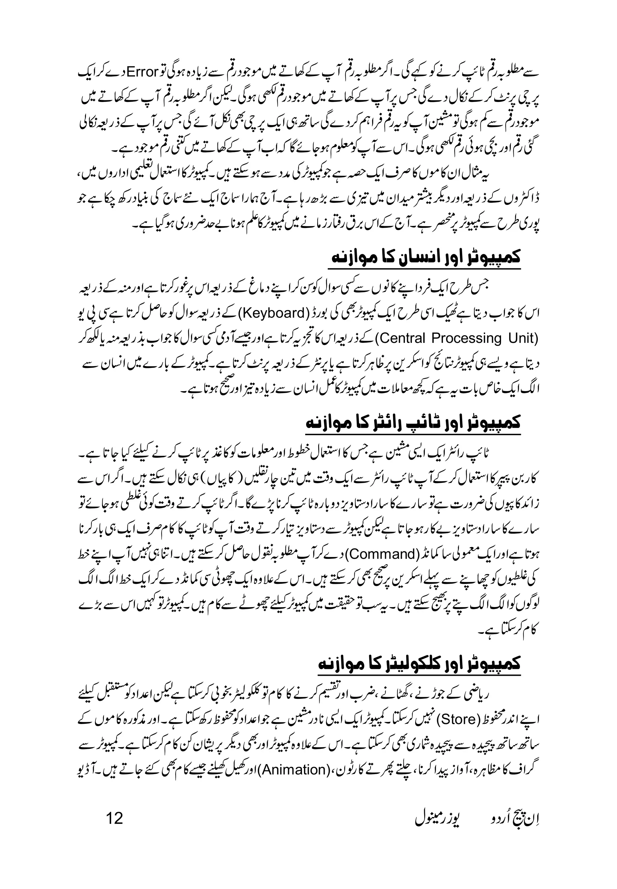 Error 
 
 
 
 
 
 
     
 
(Keyboard) 
(Central Processing Unit) 
 
 
     
 
  
 
 
(Command) 
 
               
 
     
  
(Store) 
 
(Animation) 
12   
 