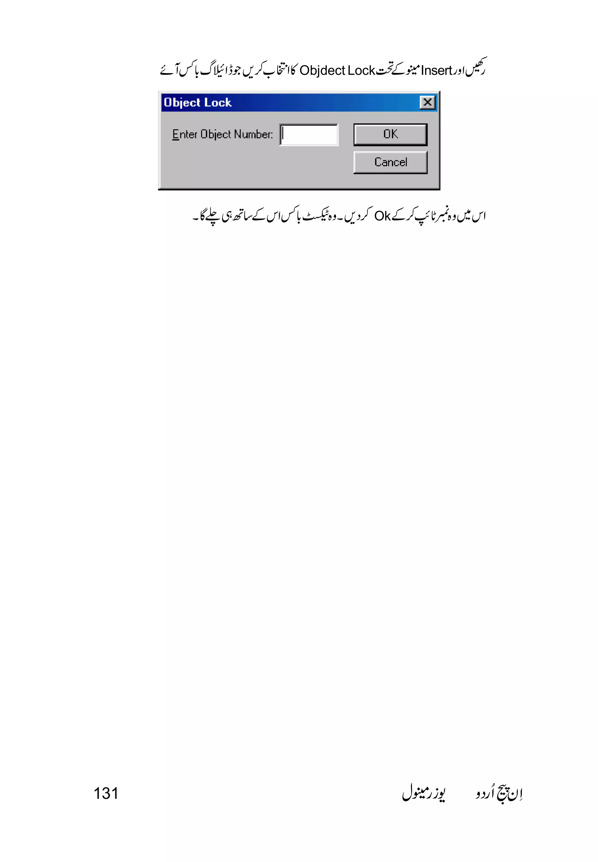  Objdect LockInsert 
 Ok 
131   
 