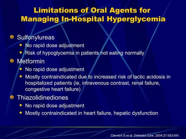 Inpatient Management of Hyperglycemia | PPT | Endocrine and Metabolic ...