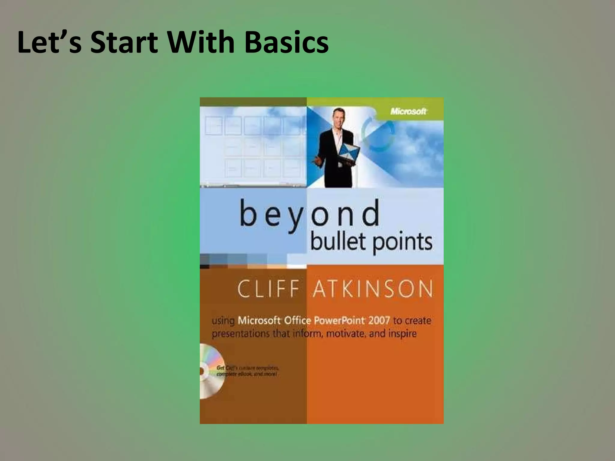 Let’s Start With Basics 