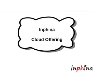 Inphina
Cloud Offering
 