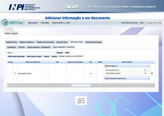 Adicionar informação a um documento

23

 