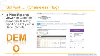 source: http://sp2010inplacerecords.codeplex.com/
 