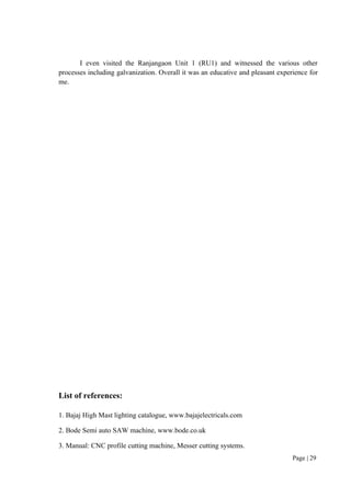 Inplant training report (2) BAJAJ