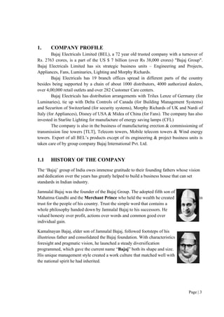 Inplant training report (2) BAJAJ