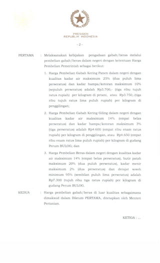 Inpres nomor 5 tahun 2015