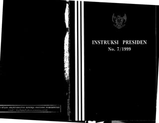 Instruksi Presiden Nomor 7 Tahun1999